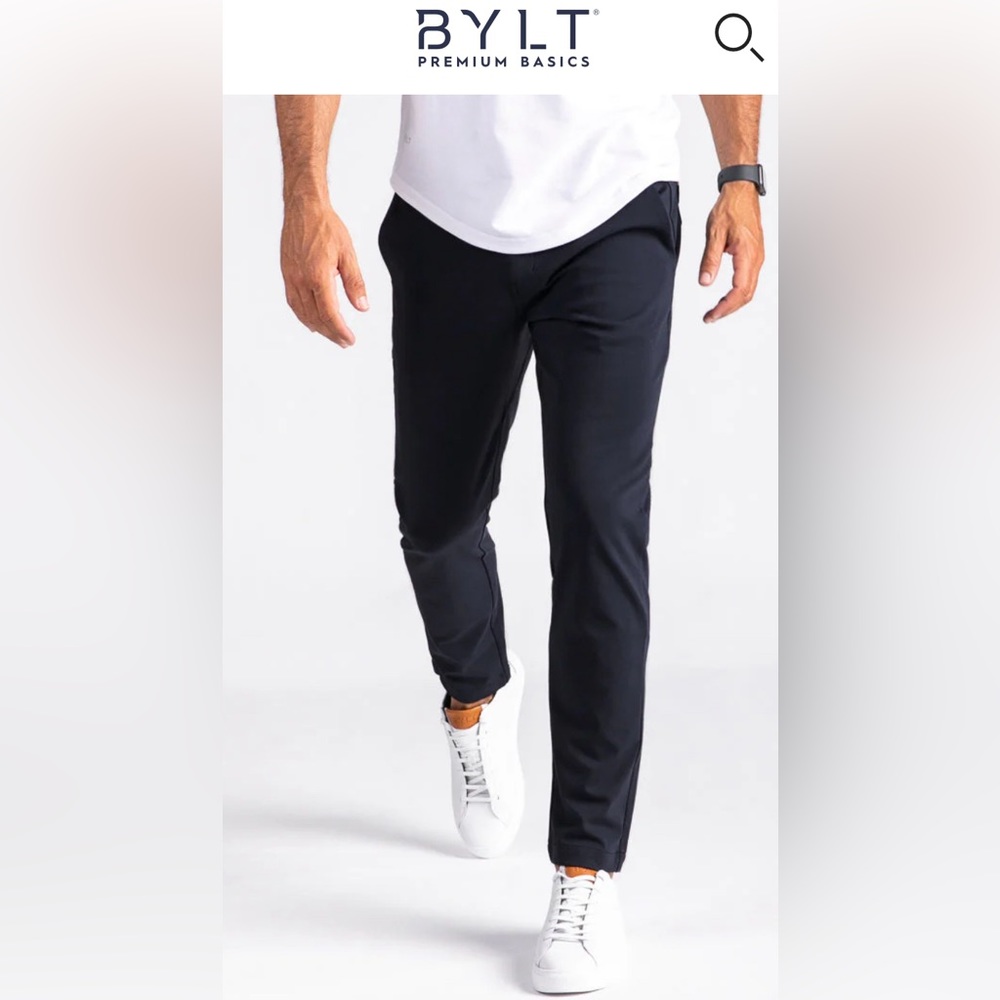 Bylt Everyday Pant 2.0 in navy blue